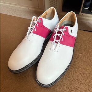 FootJoy Men’s Golf Shoe - White and Pink
